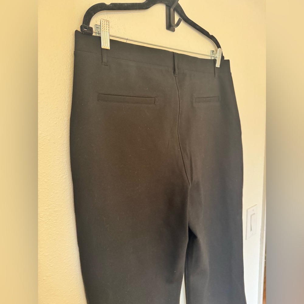 NEW Quince Ultra Stretch Ponte Bootcut Pants Black Size XL Professional NWT - Picture 9 of 11